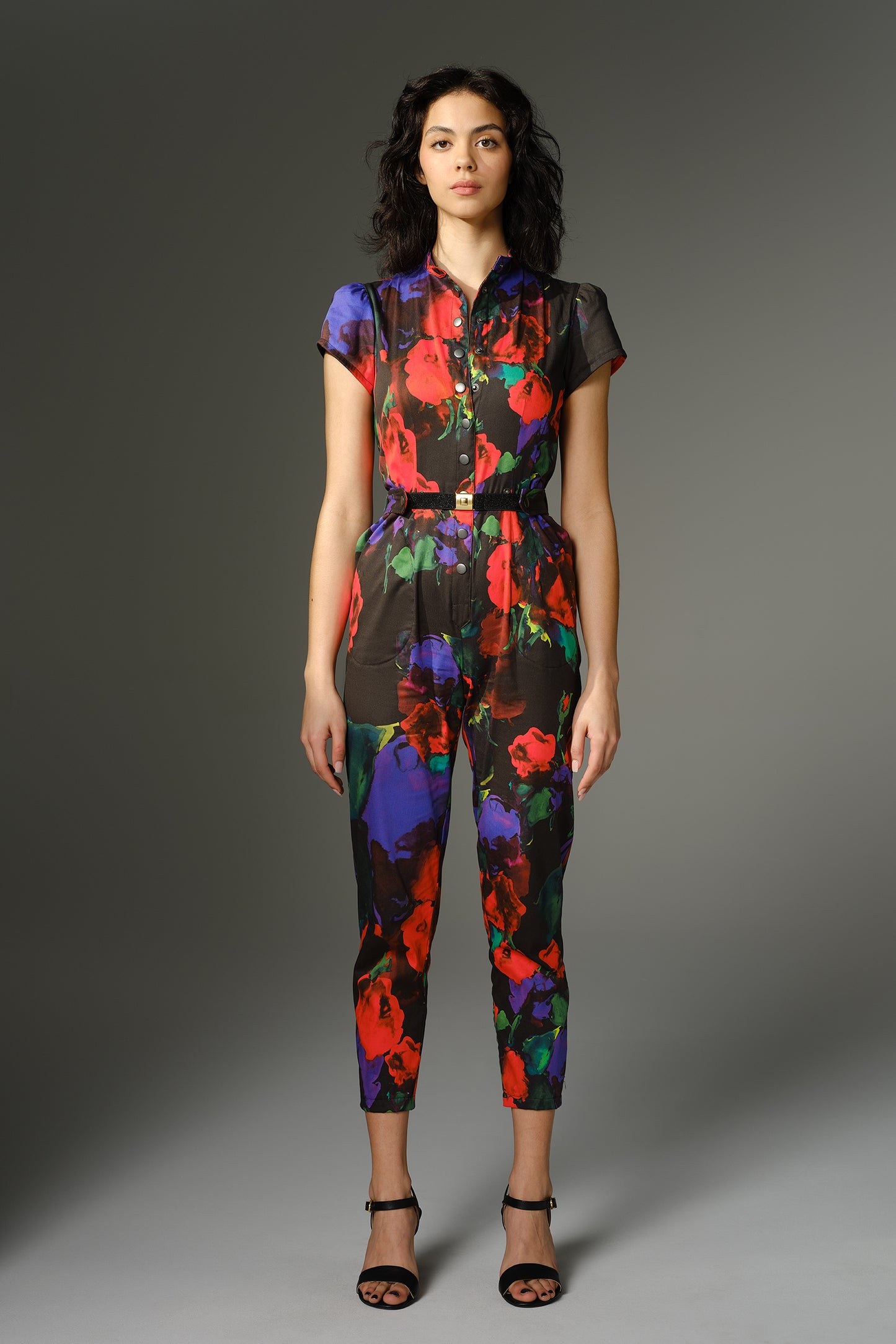 THE WOOLF (IN BLOOM) Short Sleeve Digital Printed Cotton