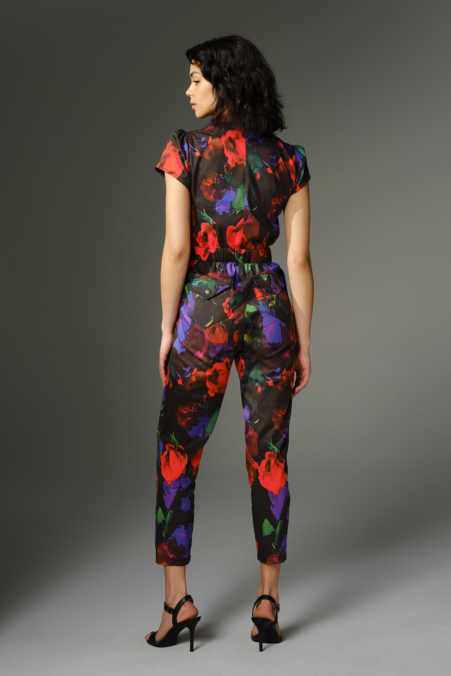 THE WOOLF (IN BLOOM) Short Sleeve Digital Printed Cotton