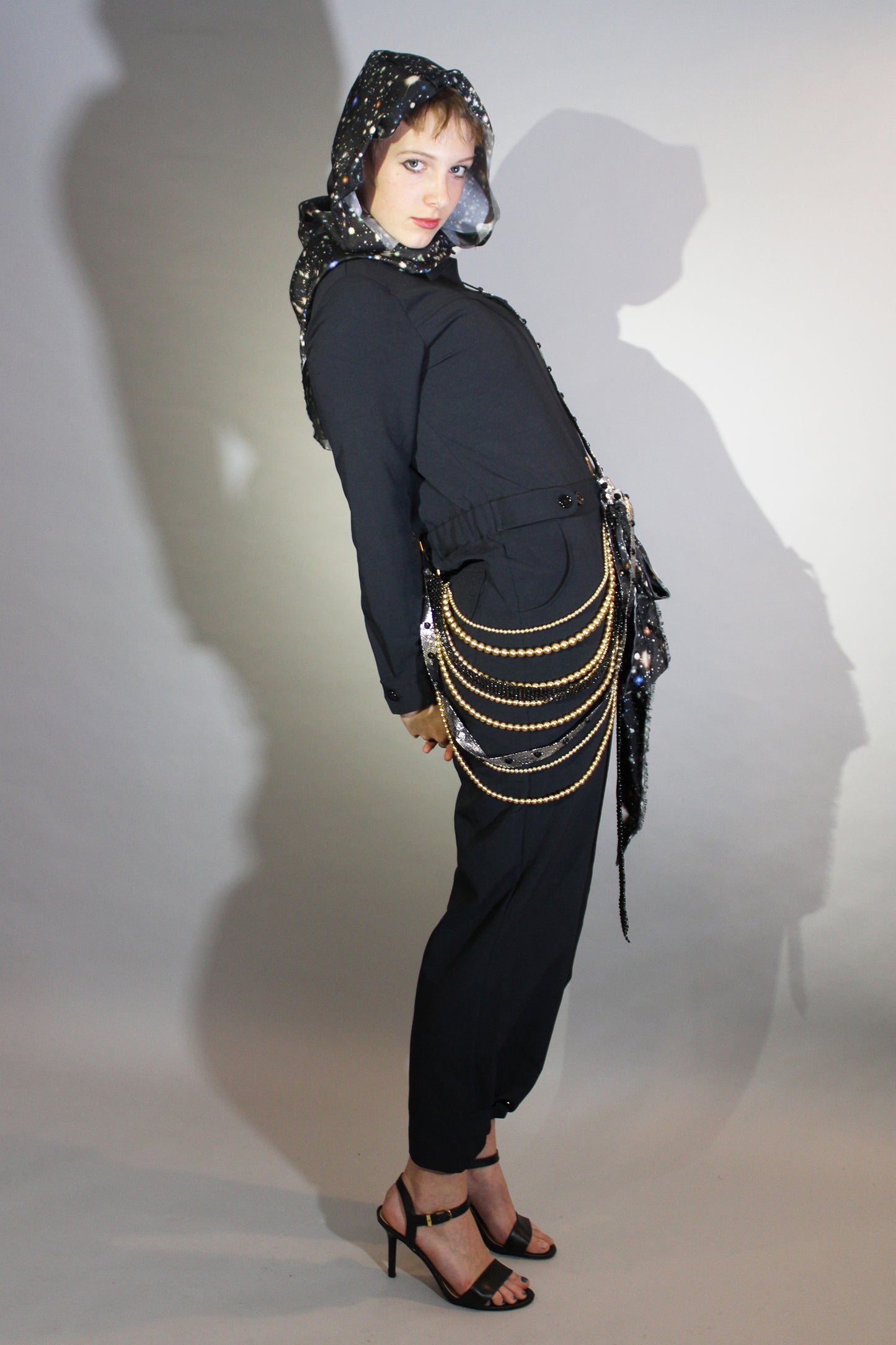 Universal Traveler Jumpsuit with Cosmic Hood