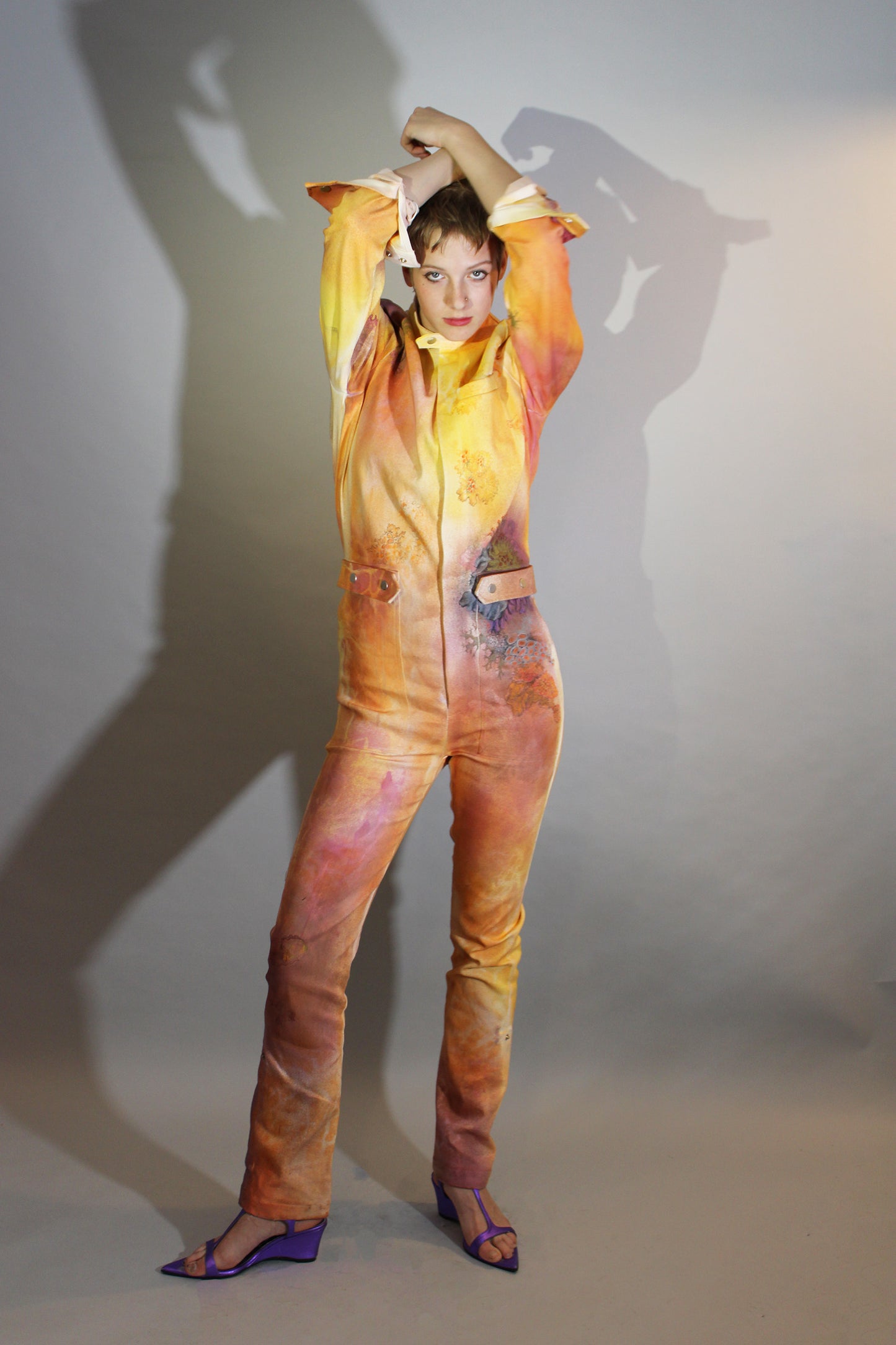 Living Lichen Hand-painted Jumpsuit