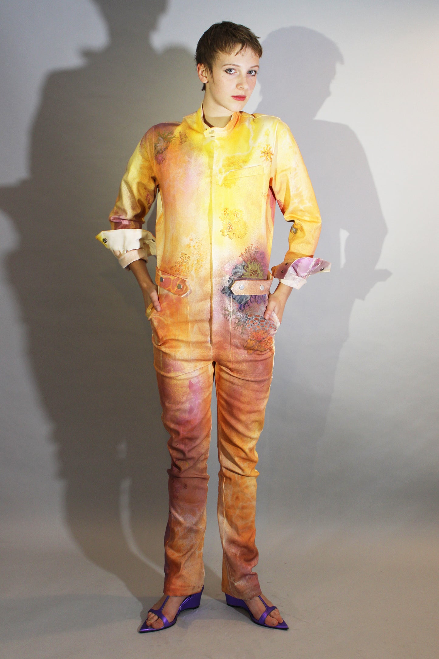 Living Lichen Hand-painted Jumpsuit
