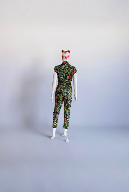 The WOOLF Jumpsuit - short sleeve Lilies