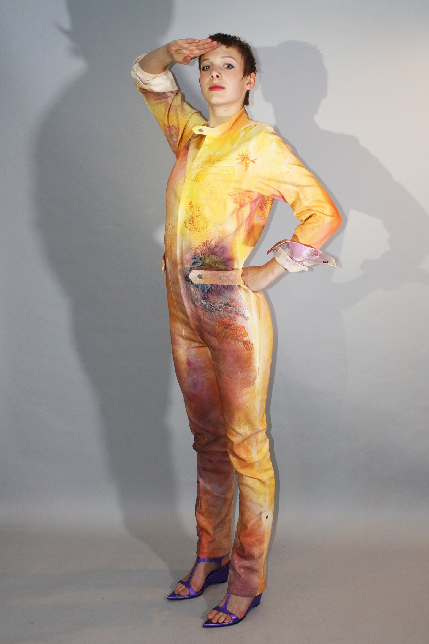 Living Lichen Hand-painted Jumpsuit