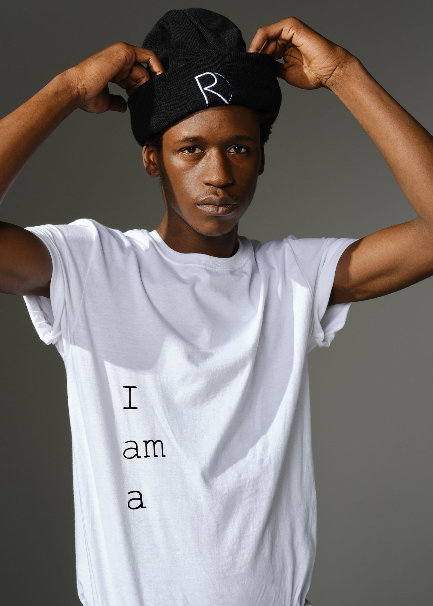 I AM A BEAUTIFUL MONSTER T-Shirt with Black Print (MEN'S SIZES)